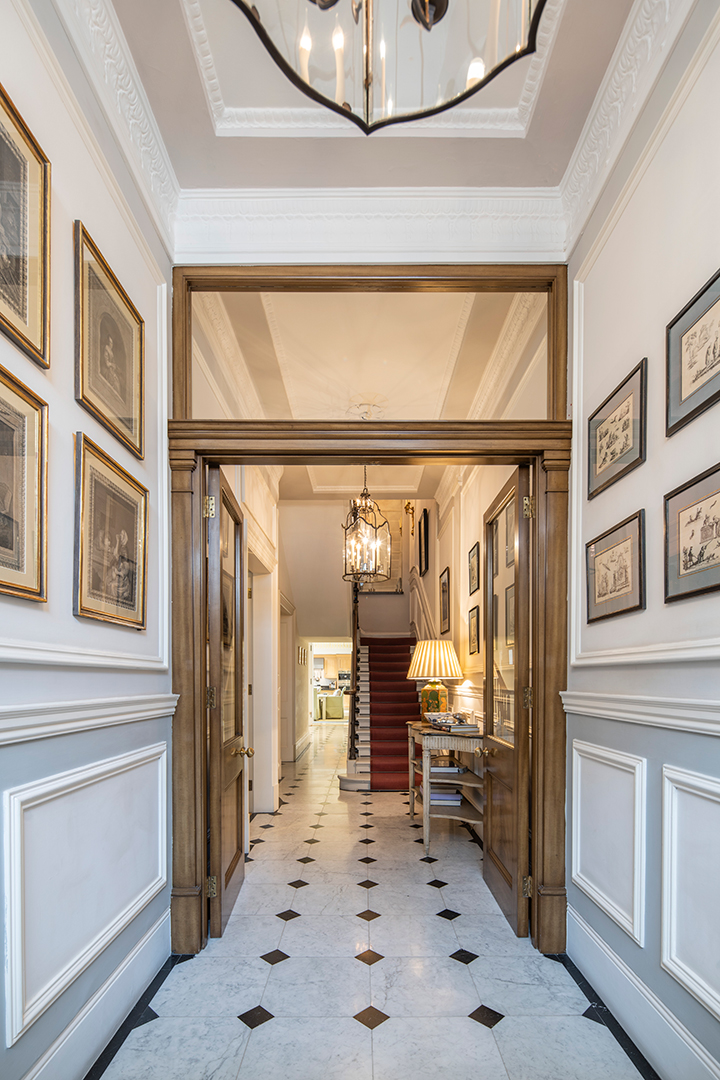 Duchess Of Marlborough Lists Exquisite Belgravia Eaton Place Townhouse Entry