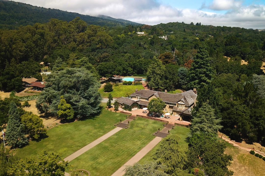 Green Gables California Estate aerial