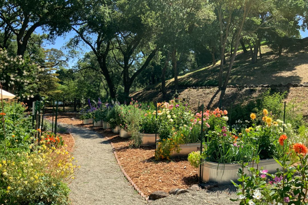 Green Gables California Estate Vegetable Garden