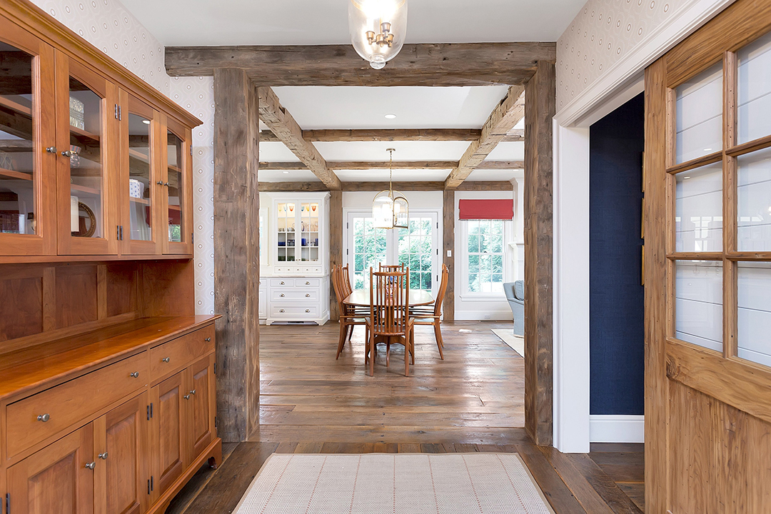 Historic Darien Colonial Exposed Beams