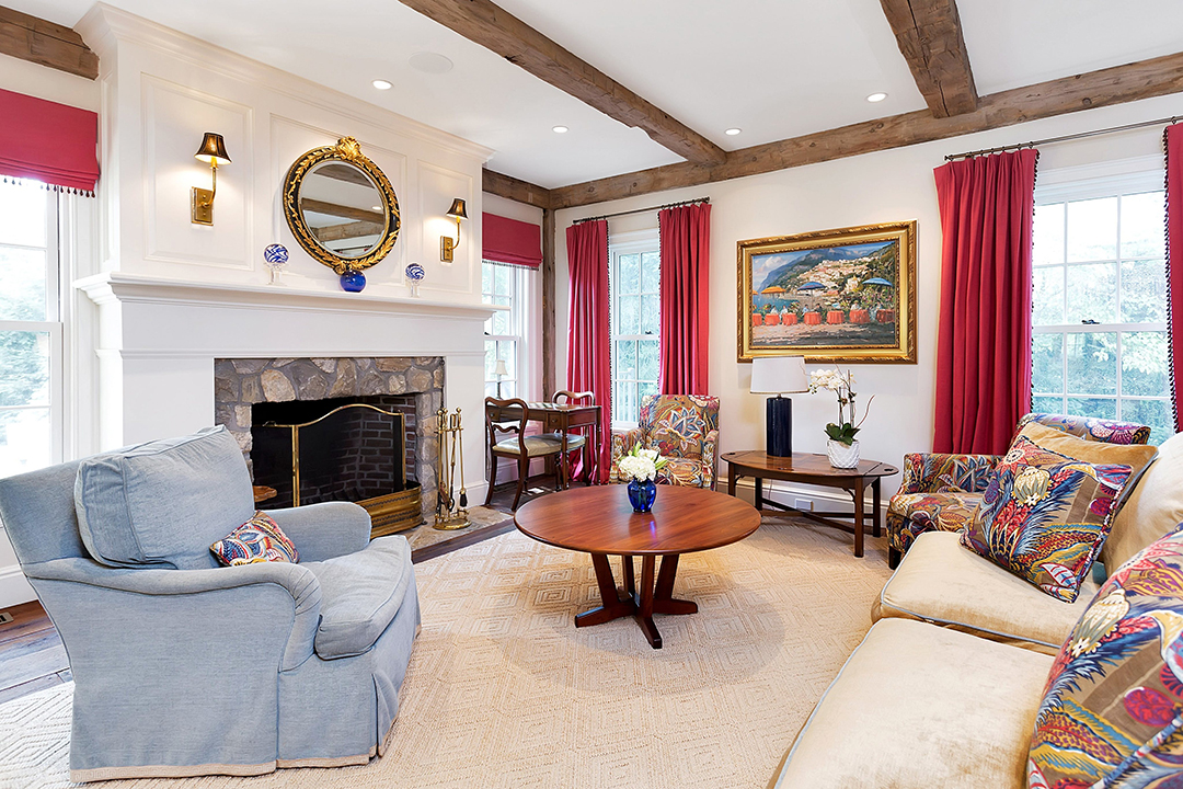 Historic Darien Colonial Fireplace
