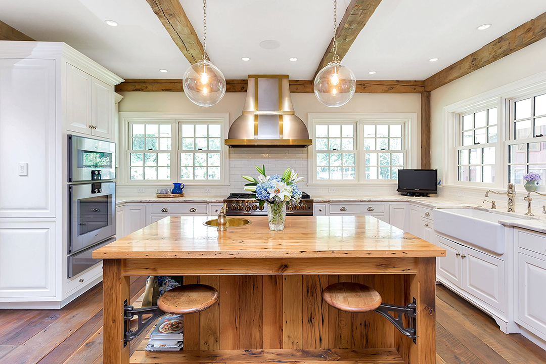 Historic Darien Colonial Kitchen