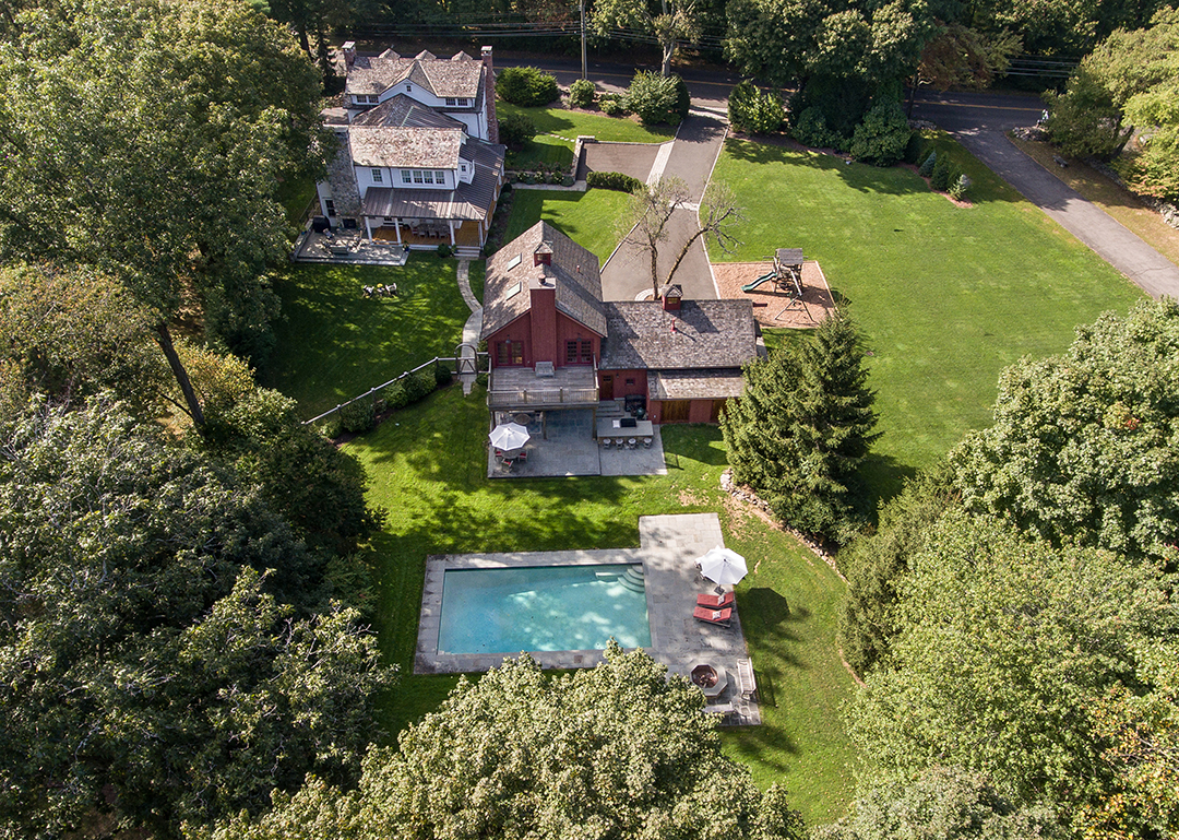 Historic Darien Colonial Rear