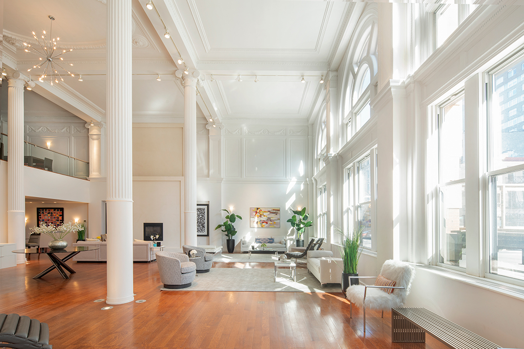 Keith Haring Mural Tribeca Loft Entry