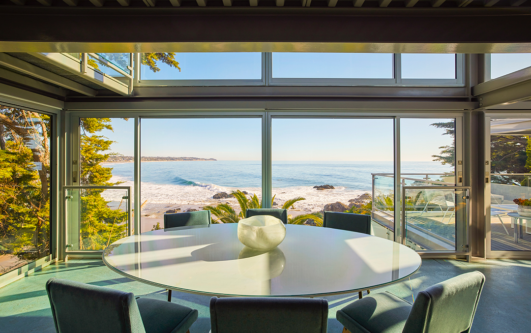 Pierre Koenig Malibu Beach House Dining Room