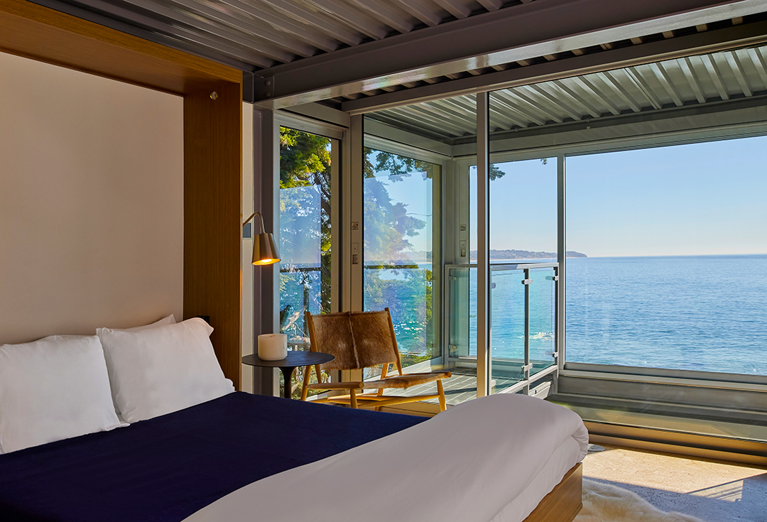 Pierre Koenig Malibu Beach House Guest Room