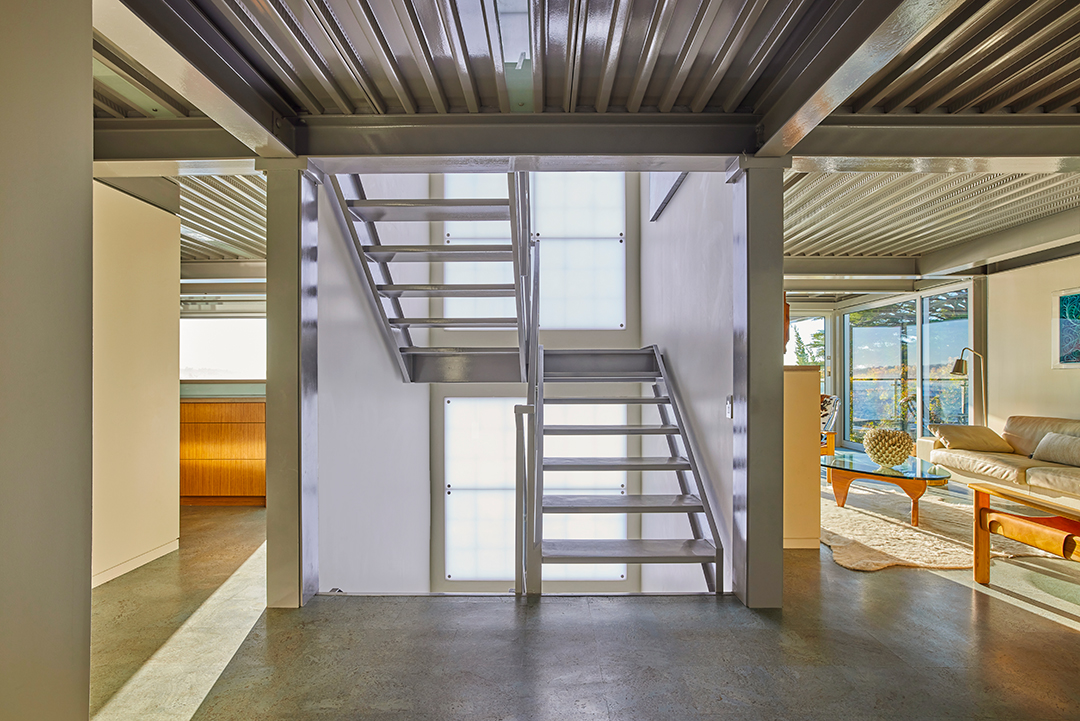 Pierre Koenig Malibu Beach House Staircase