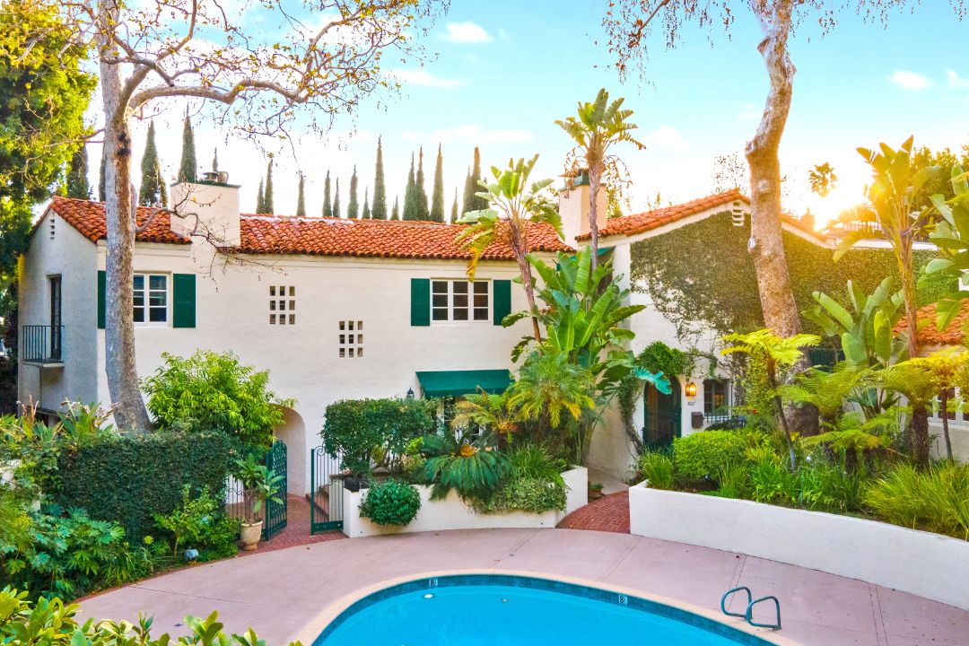 Riverdale Creator Courtney Villa Complex Los Angeles Pool