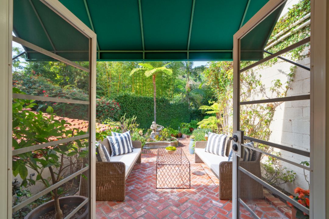 Riverdale Creator Courtney Villa Complex Los Angeles Patio