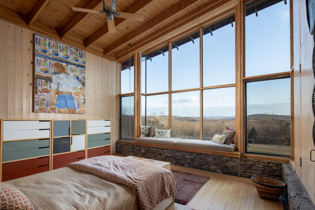 Susan Orlean Upstate Ny Contemporary Bedroom Windows