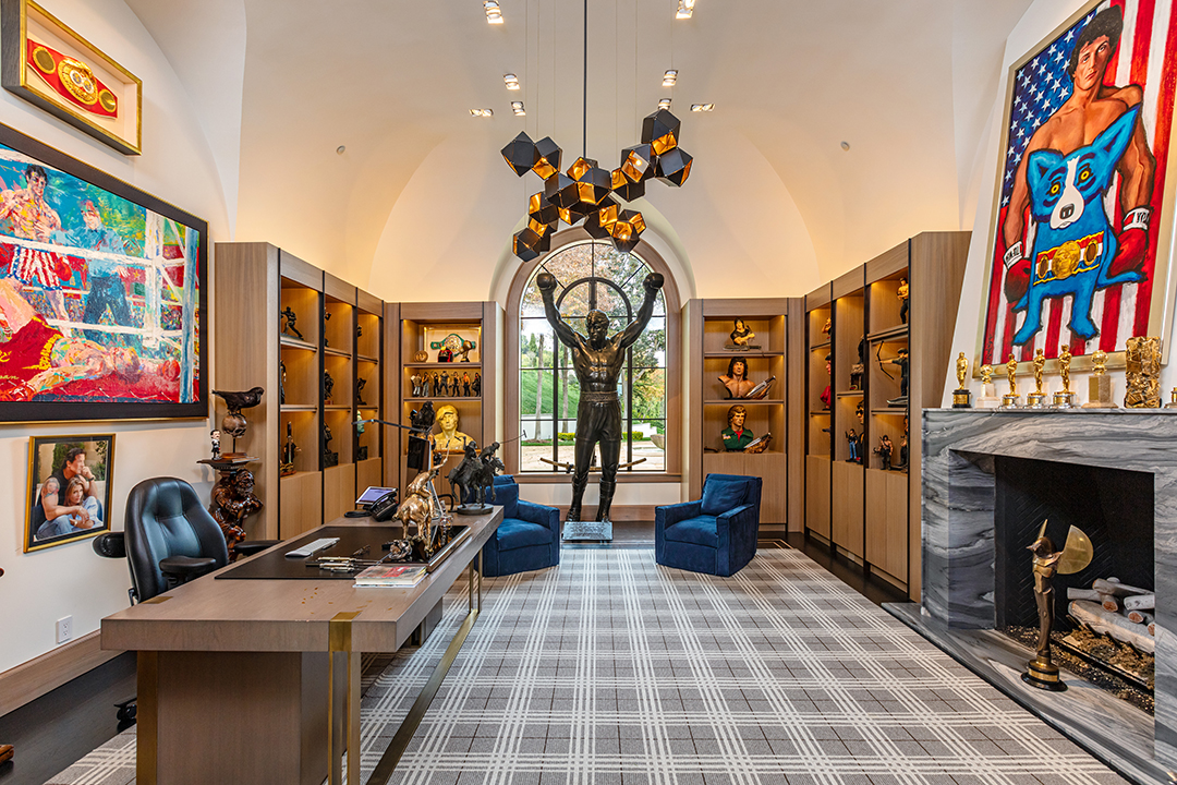 Sylvester Stallone Lists Beverly Hills Home With A Rocky Statue For 110m Library