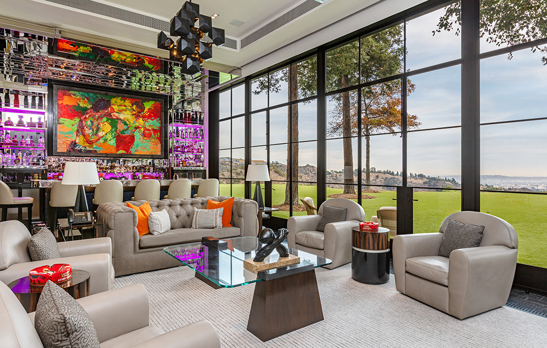 Sylvester Stallone Lists Beverly Hills Home With A Rocky Statue For 110m Living Room