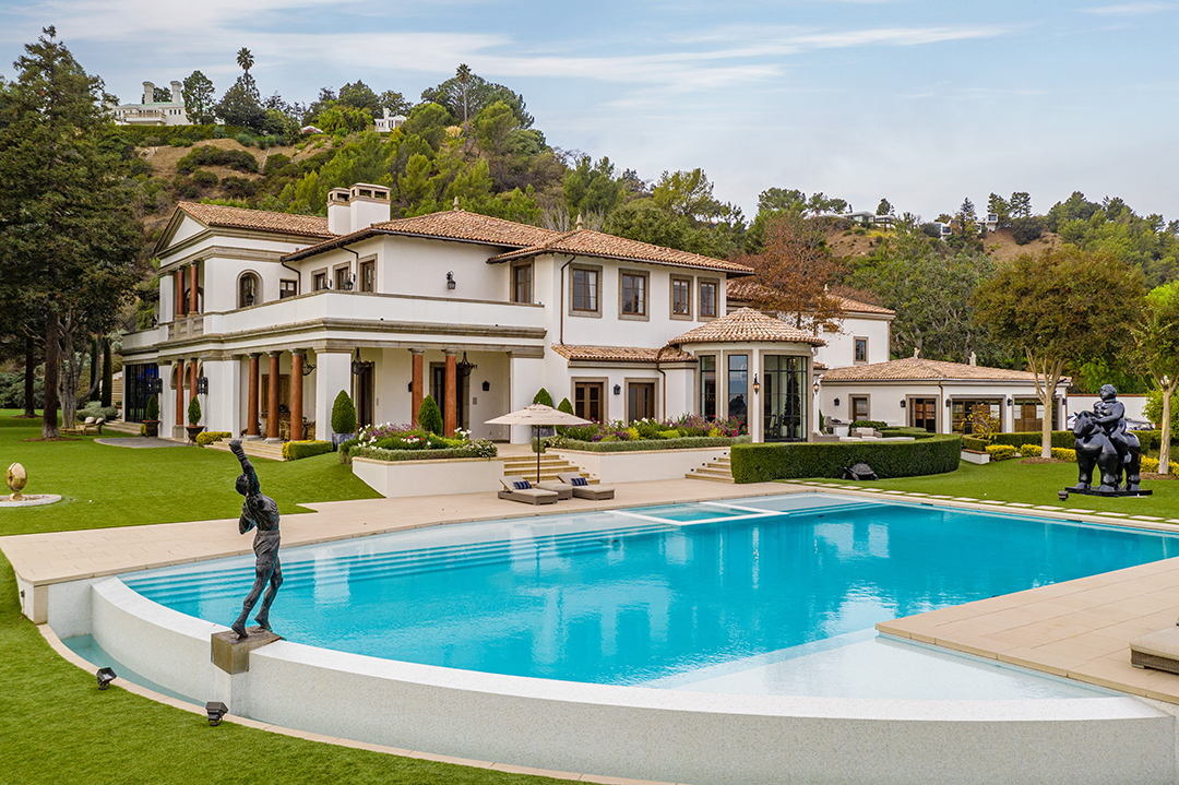 Sylvester Stallone Lists Beverly Hills Home With A Rocky Statue For 110m Pool Day