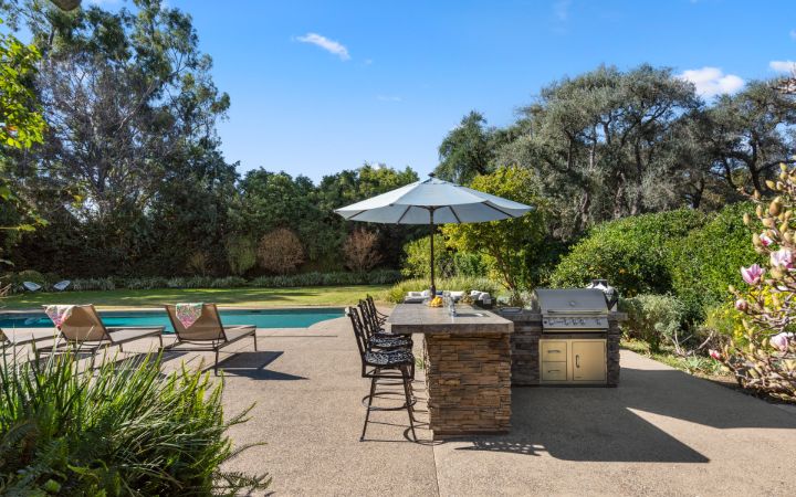 Usc Presidential Estate San Marino Grill Outdoor Kitchen