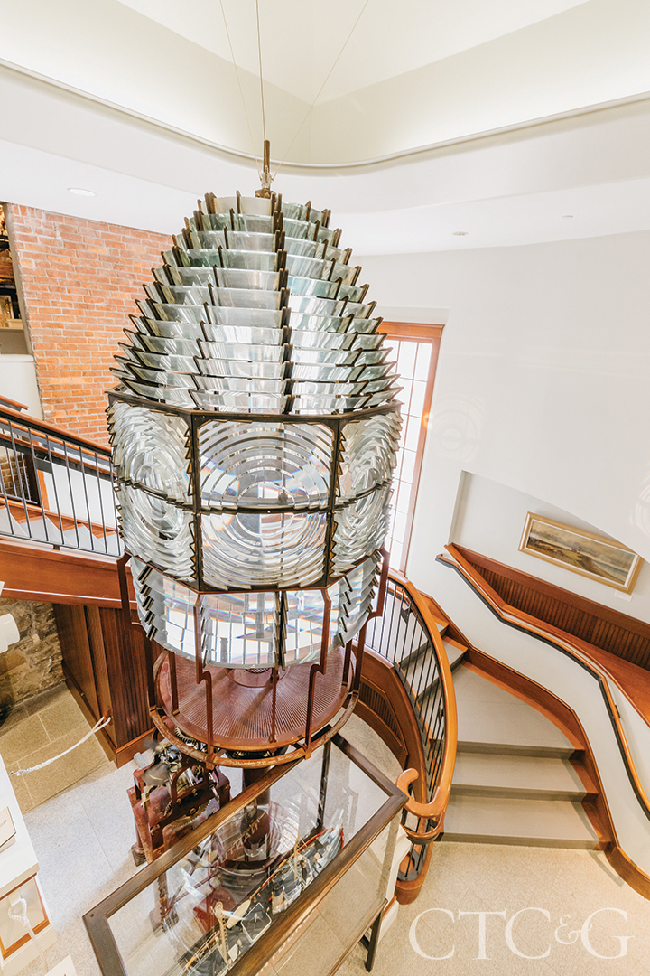 A Fresnal Lens At The Sankaty Head Lighthouse