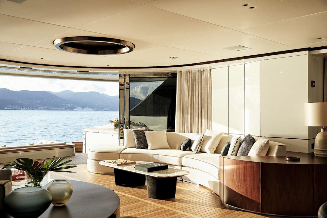 Benetti Oasis 40m Living Room View