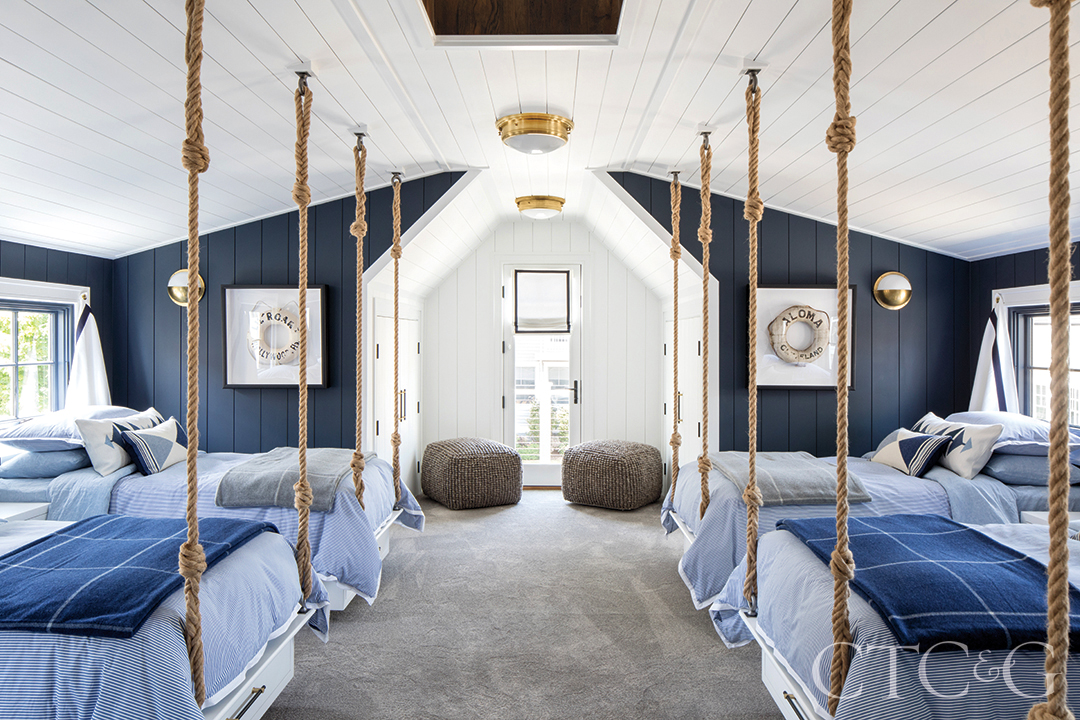 Bunk Room With Four Beds