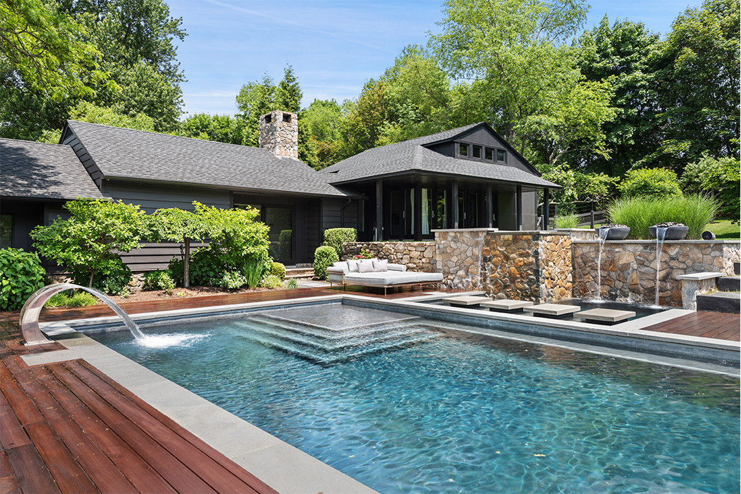 Modern house with a pool
