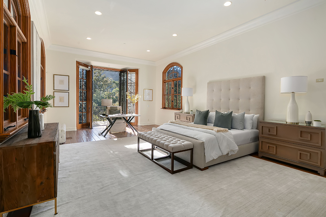 Gene Simmons Beverly Hills Mansion Balcony