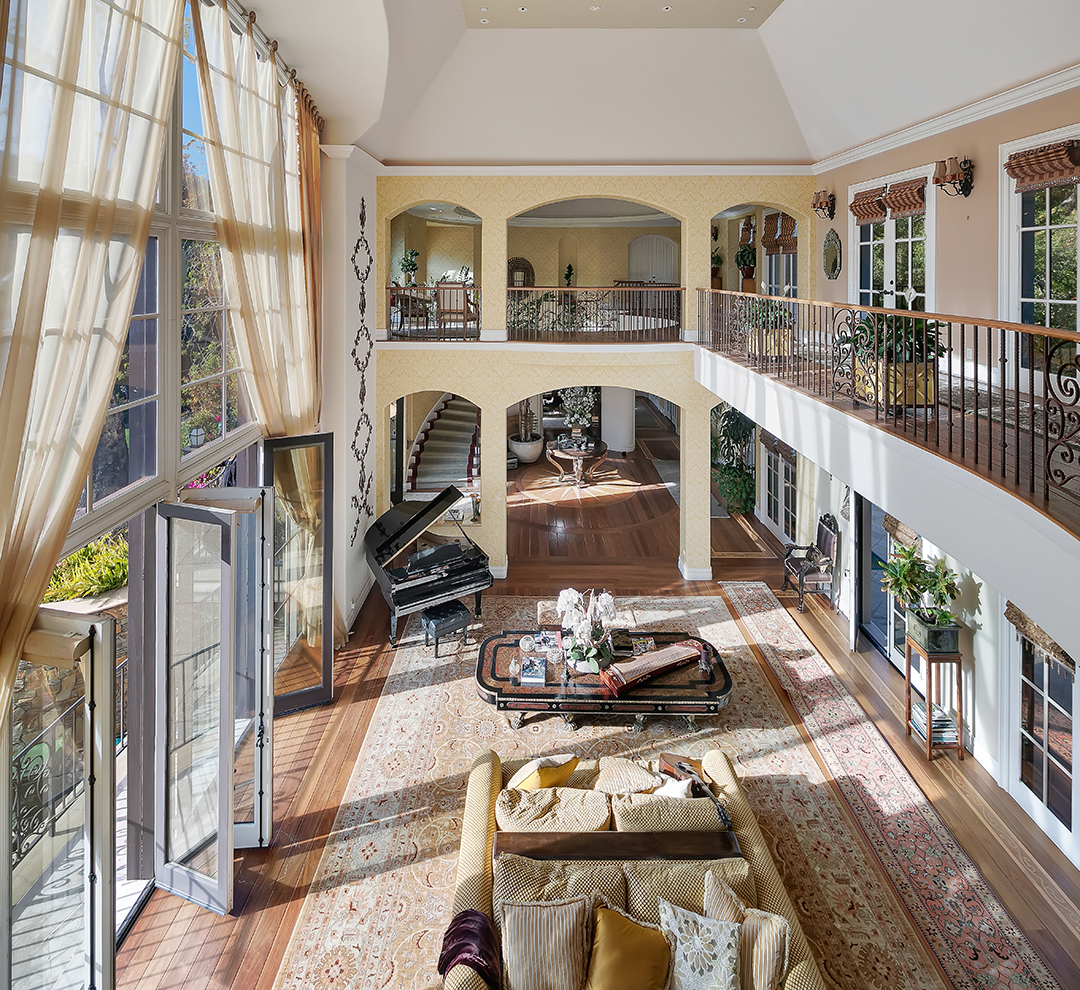 Gene Simmons Beverly Hills Mansion Living Area