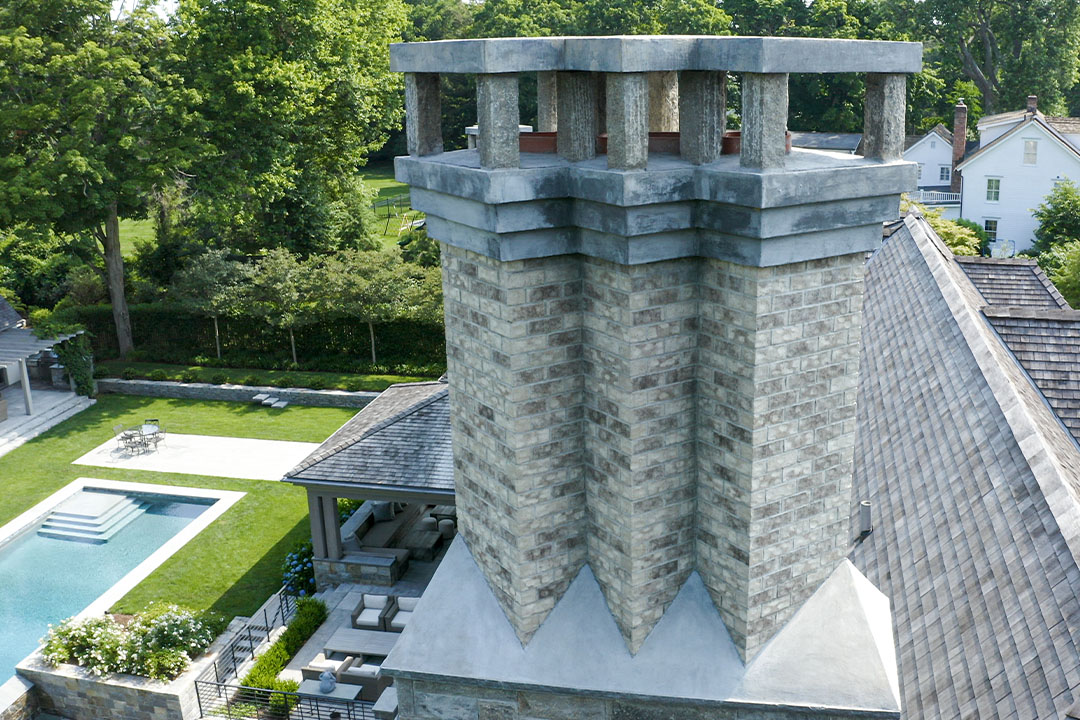 Tour A Modern Tudor Style Home Designed With Stone In Mind Horizontal 3