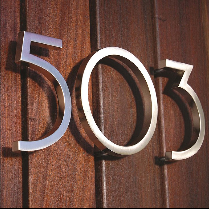 Modern House Numbers