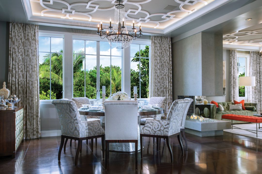 Real Housewives Oc Braunwyn Windham Burke Newport Beach House Dining Room