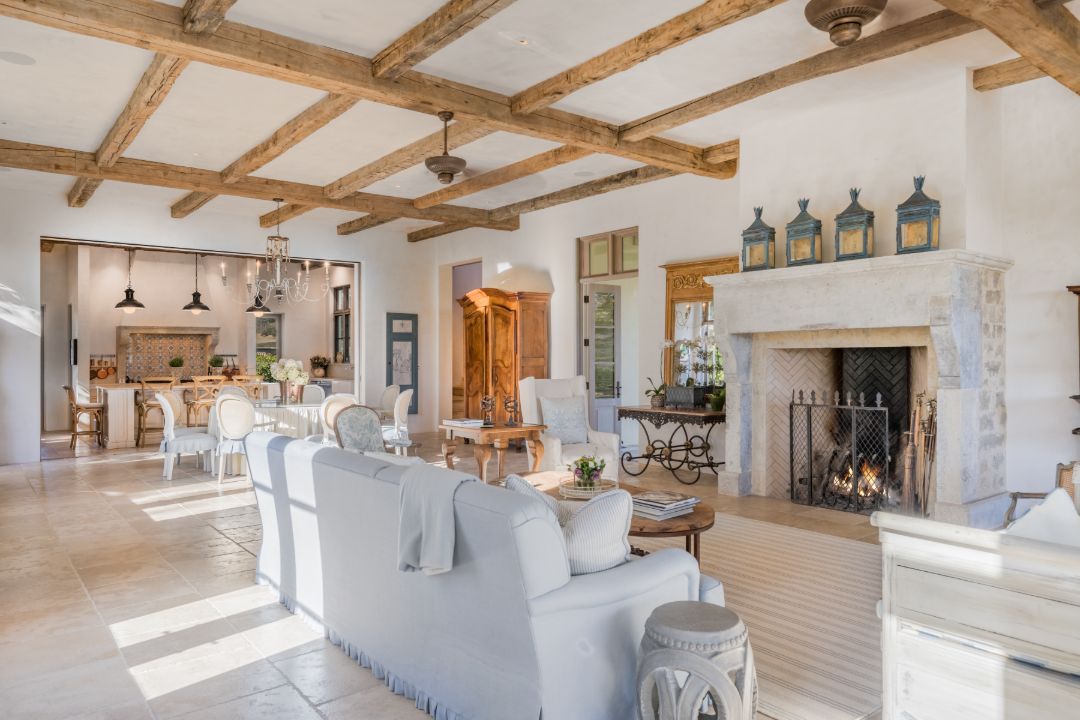 Napa Valley Estate Living Room