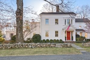 Rings End Road Darien Colonial Exterior
