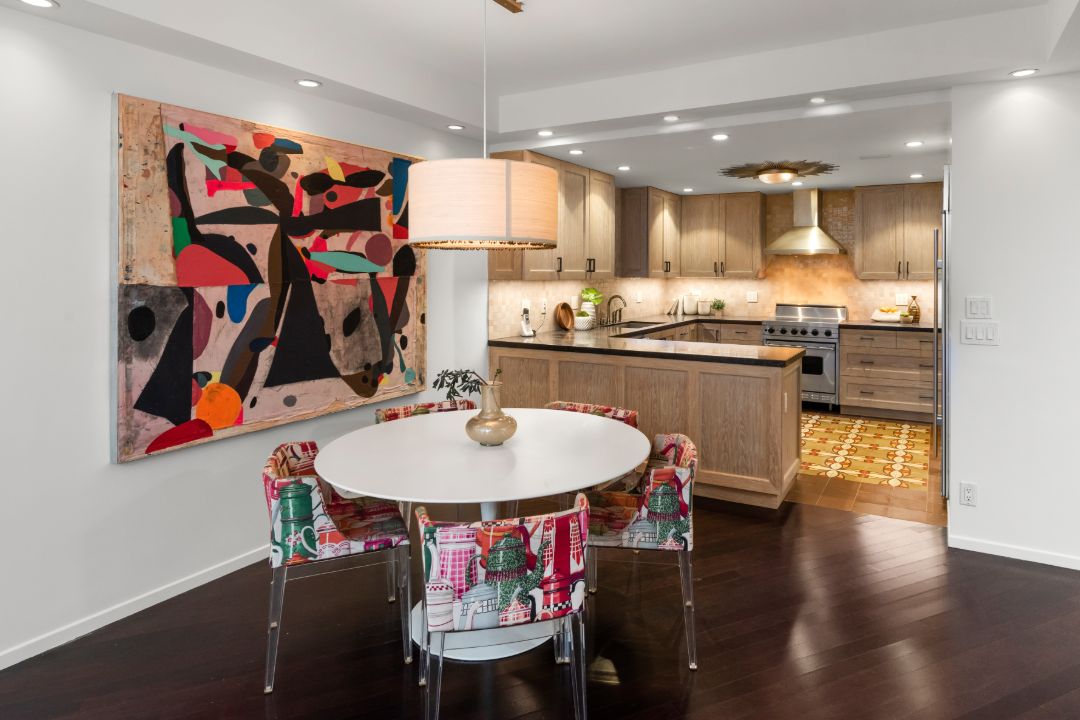 Sarah Silverman West Hollywood Home Dining Area