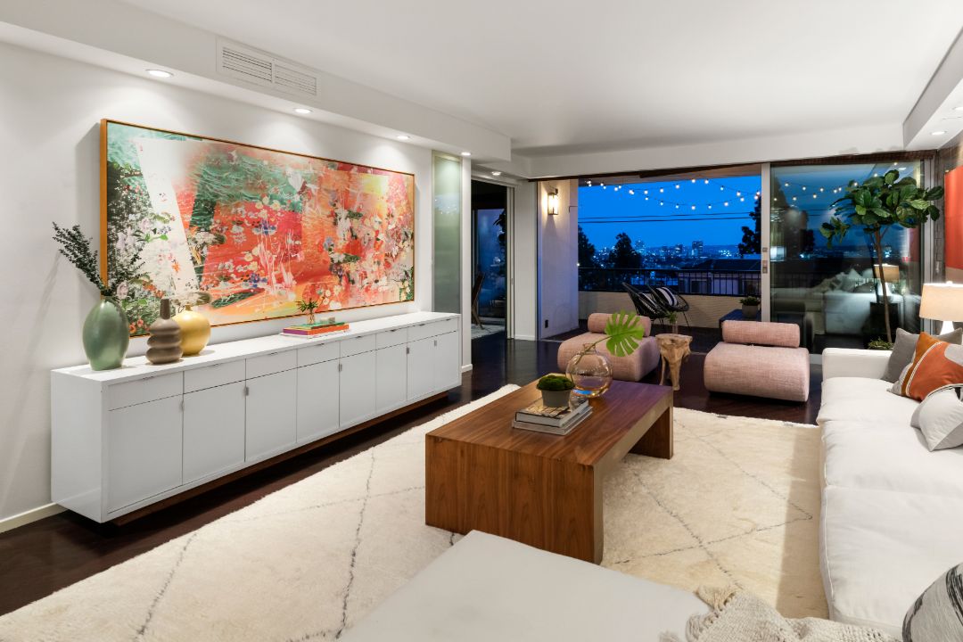 Sarah Silverman West Hollywood Home Living Room