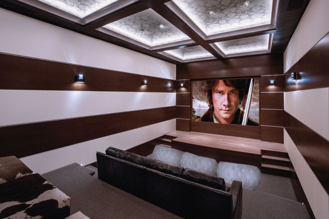 Real Housewives Oc Braunwyn Windham Burke Newport Beach House Home Theater