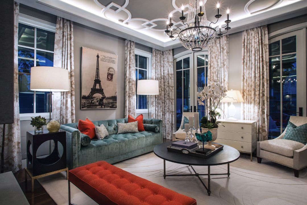 Real Housewives Oc Braunwyn Windham Burke Newport Beach House Family Room II