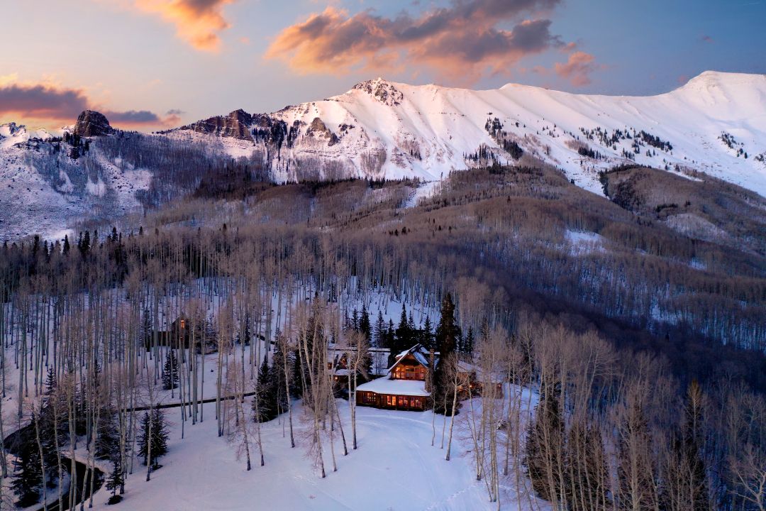 Tom Cruise Telluride Estate Aerial Mountains
