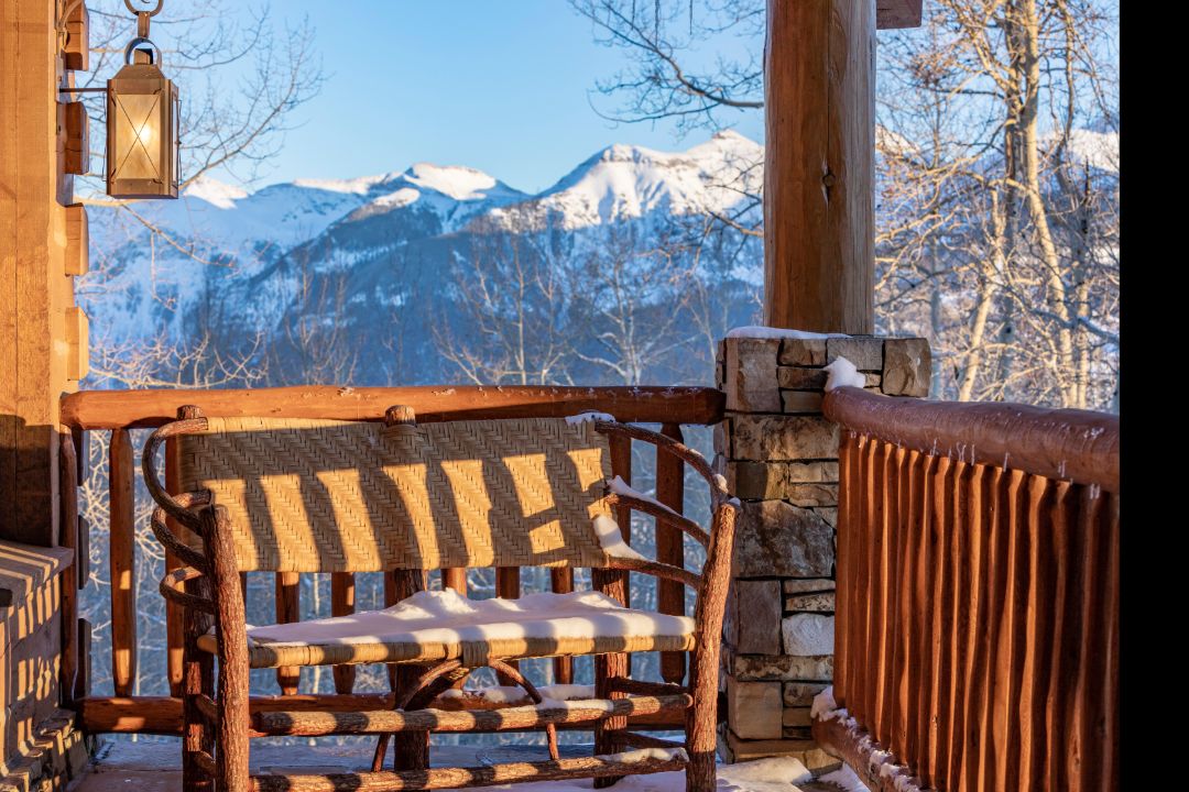 Tom Cruise Telluride Estate Porch