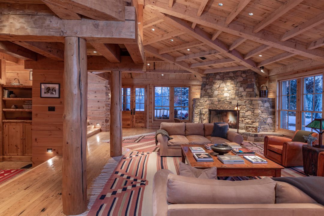 Tom Cruise Telluride Estate Slanted Ceiling