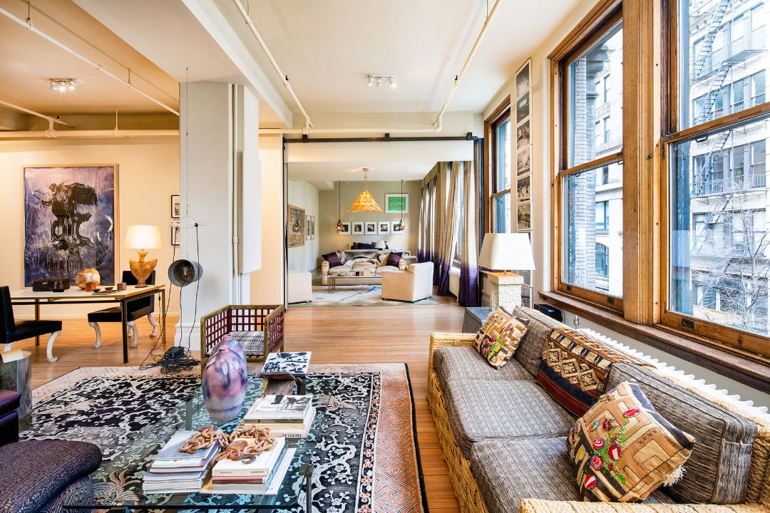 24 E 20 Street Downtown Manhattan Loft Open Living