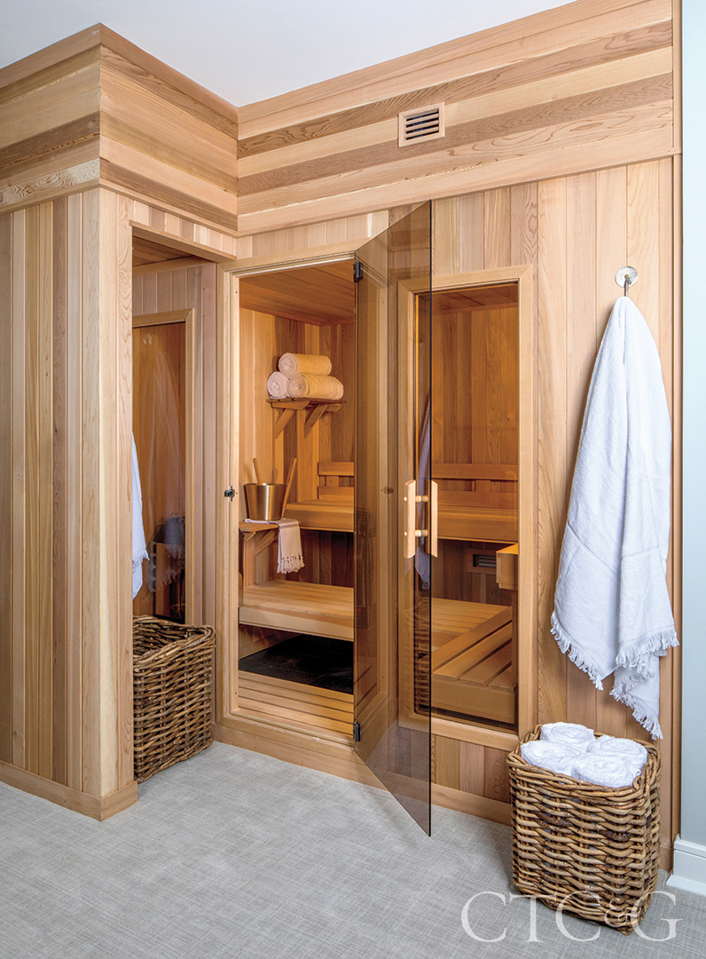 Wooden Sauna Room