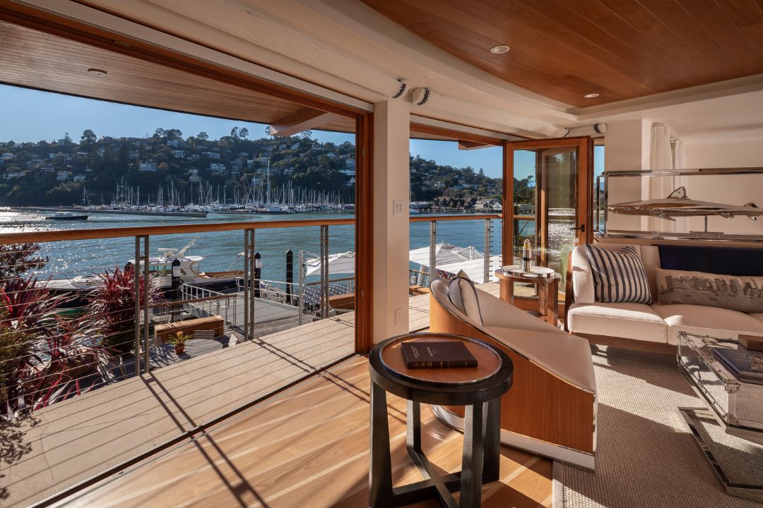 Belvedere San Francisco Bay Waterfront Home Indoor Outdoor