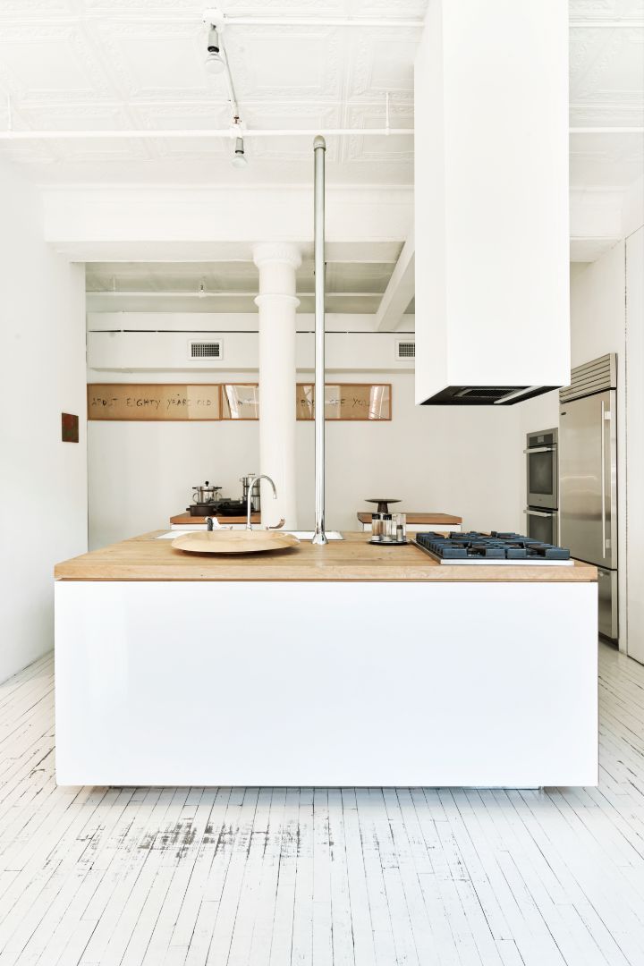 Wooster Street Soho Corner Loft Kitchen Island