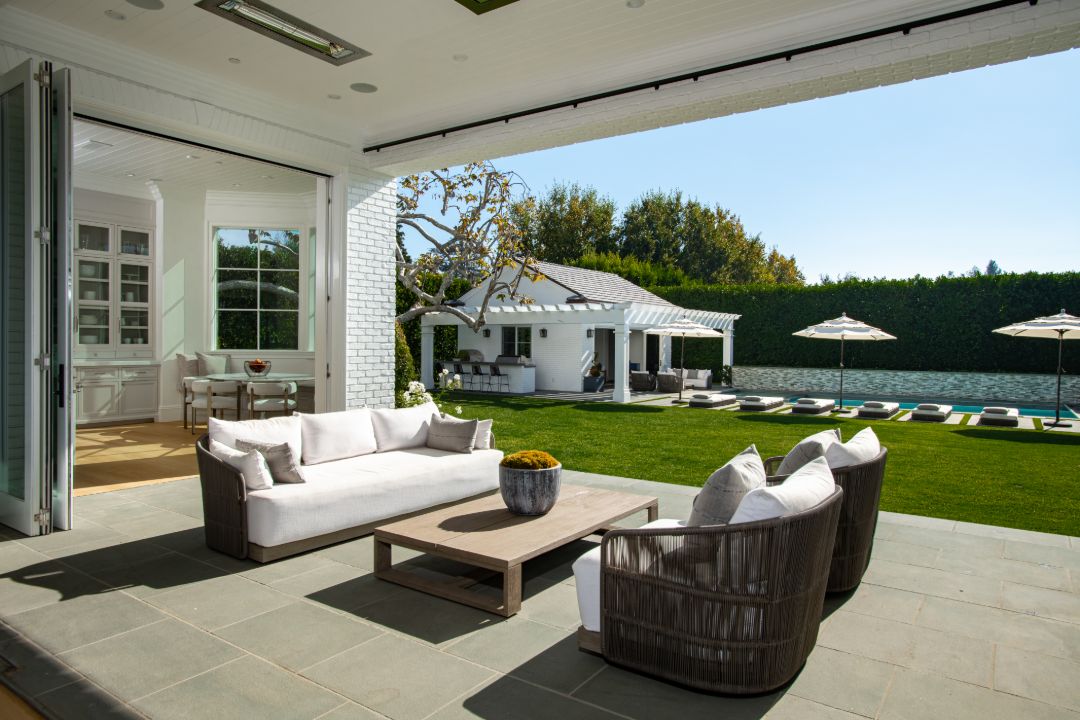 Chris Albrecht Starz Pacific Palisades Home Covered Patio
