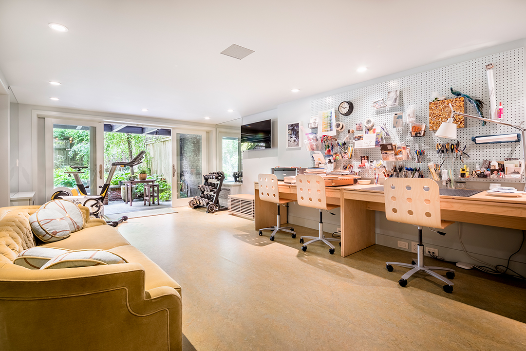 Greenwich Village Townhouse Family Room