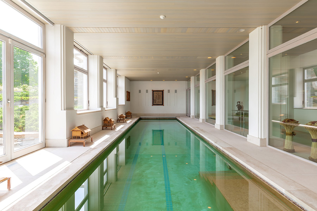 Norman Jaffe Home Indoor Pool