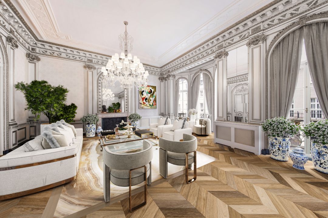 Mayfair Naval Club London Mansion Living Space