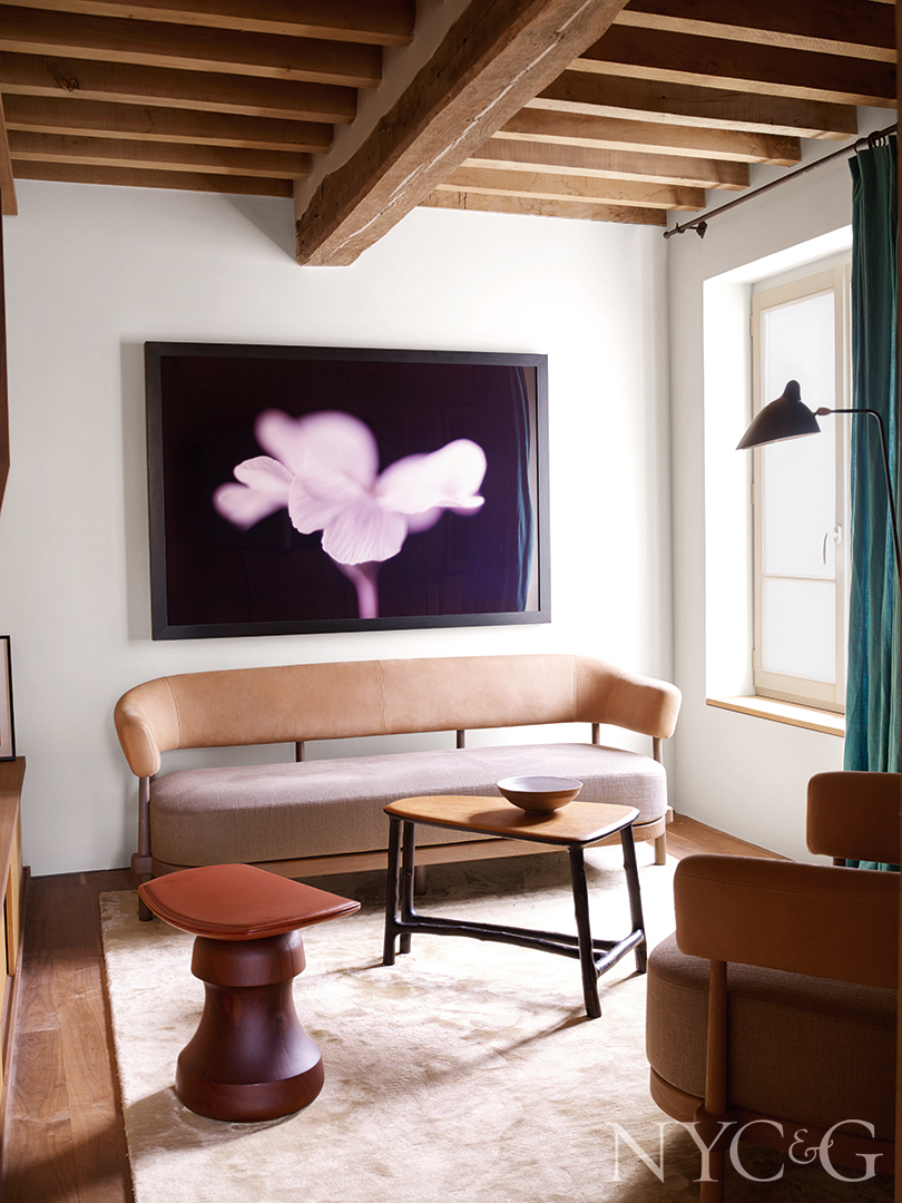 Wooden Beams In Modern Home