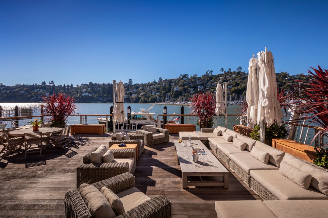 Belvedere San Francisco Bay Waterfront Home Deck
