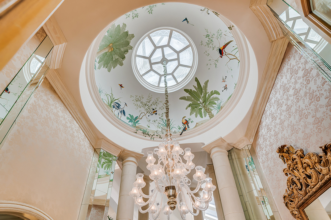 Rhonda Fleming And Ted Mann La Mansion Domed Foyer
