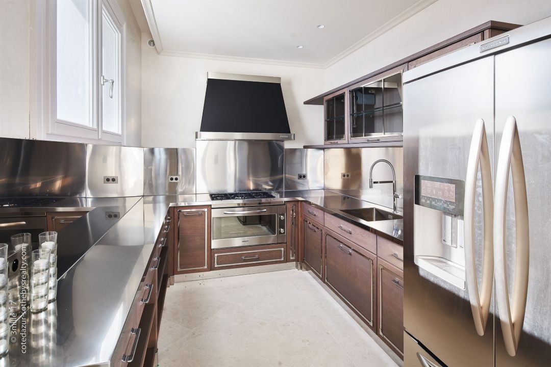 Cote Dazur France Belle Epoque Mansion Kitchen