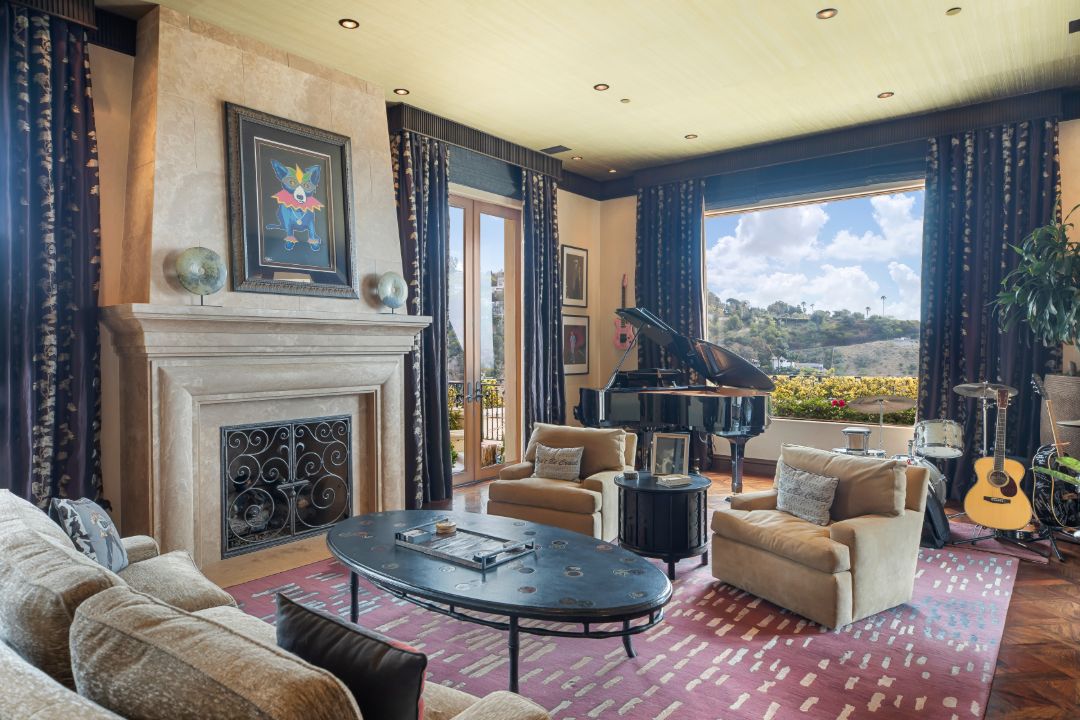 Full House Creator Beverly Hills Rental Fireplace