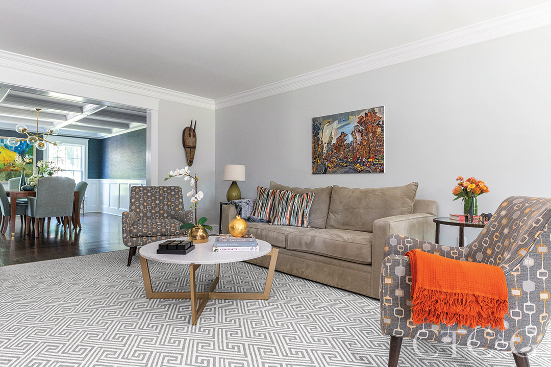 Darien Home Living Room